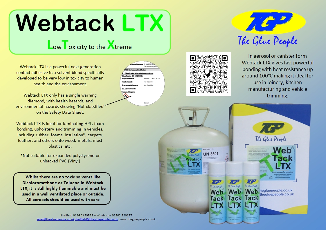 Webtack LTX Low Toxicity Spray Adhesive